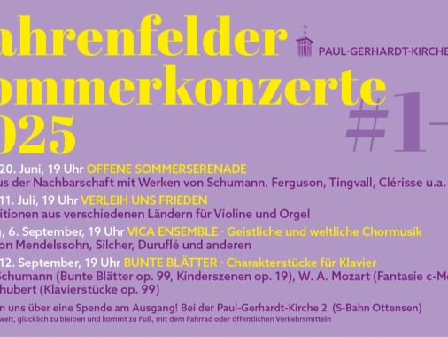 "Ohren auf!" Sommerserenade