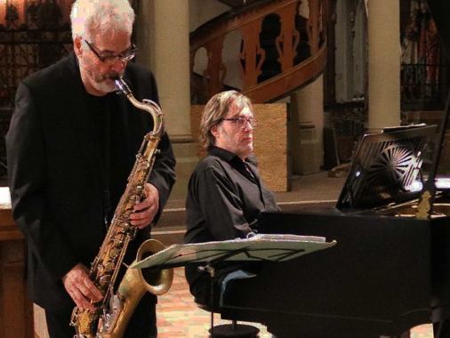 Orgel und Saxophon
