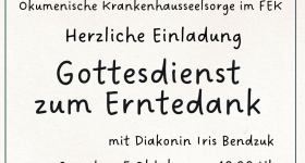 Gottesdienst im Friedrich-Ebert-Krankenhaus Neumünster
