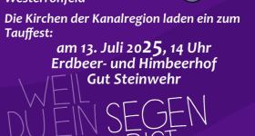 Tauffest auf dem Himbeerhof Steinwehr