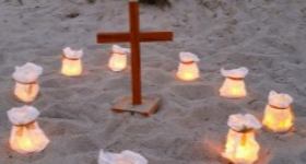 Abendsegen am Strand von Börgerende