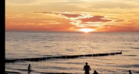 Abendspaziergang an der Ostsee