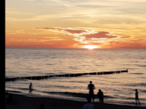 Abendspaziergang an der Ostsee