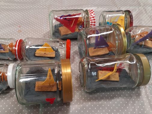 Buddelschiffe basteln