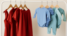 Kleidertausch-Party mit Damen- u. Kinderkleidung