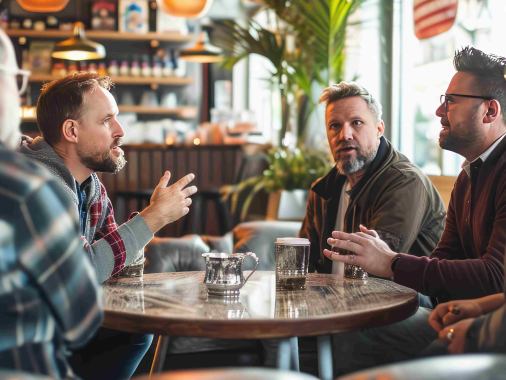 live Männergruppe des Männerforums in Kiel