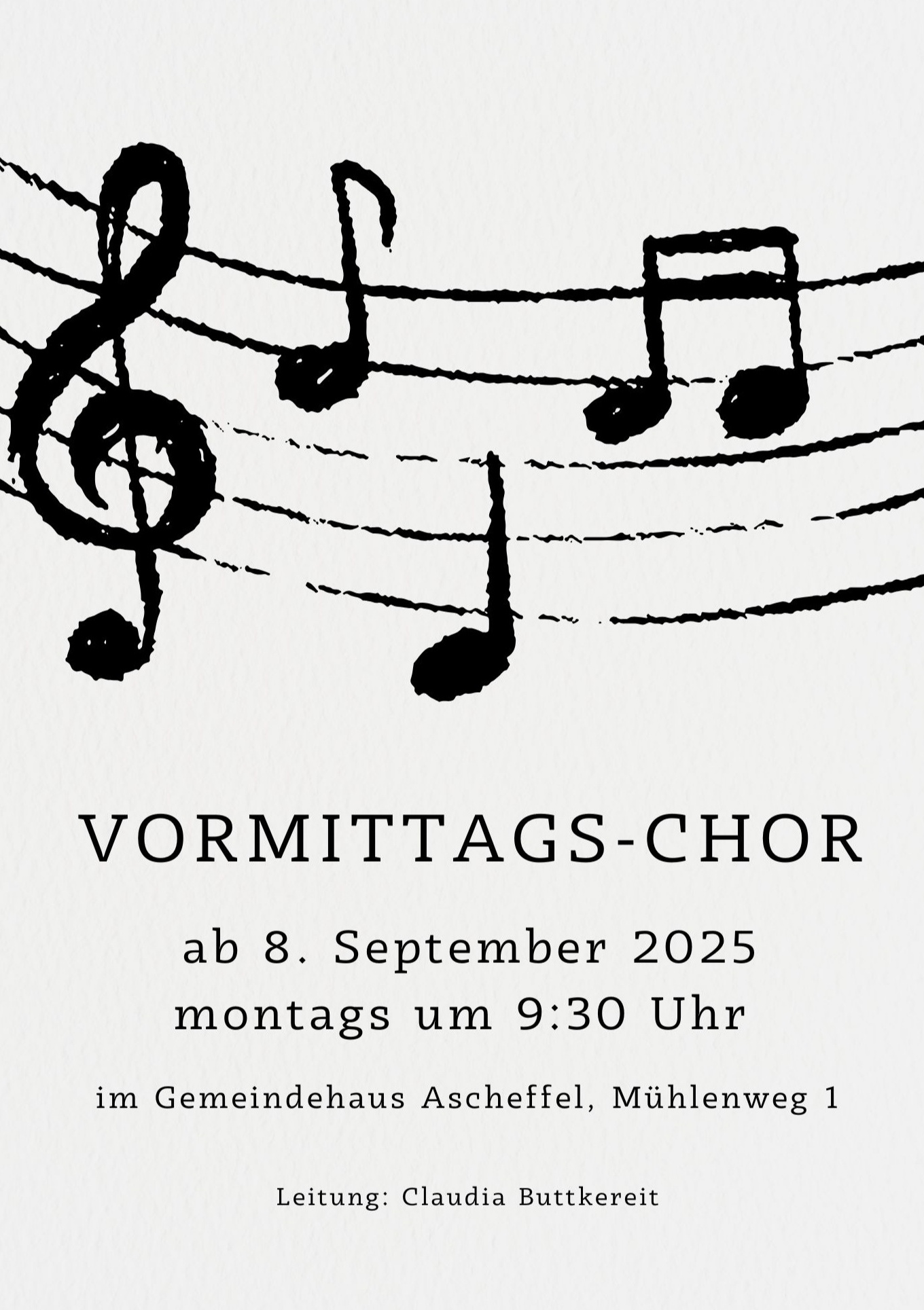 Vormittagschor mit Claudia Buttkereit