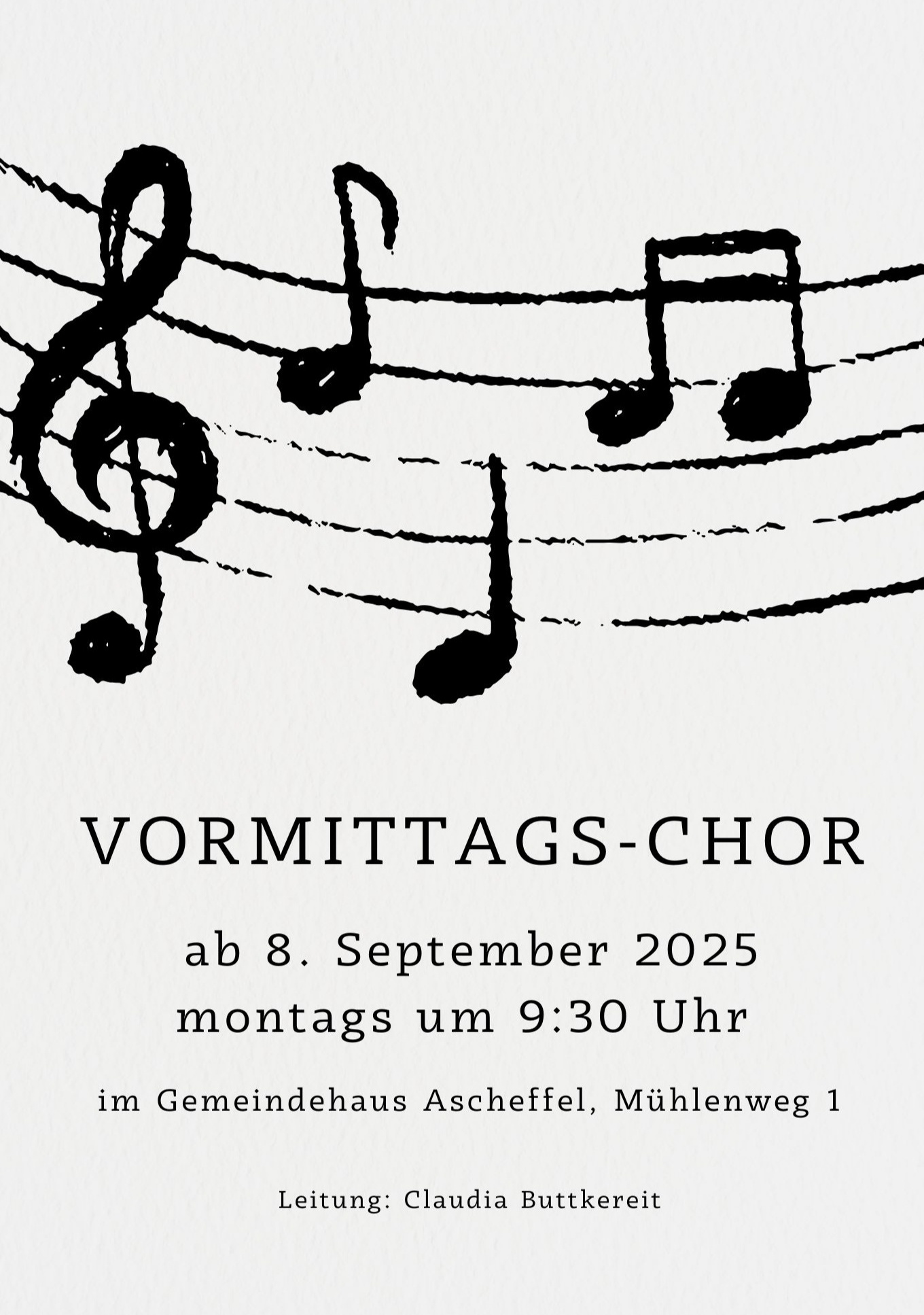 Vormittagschor mit Claudia Buttkereit