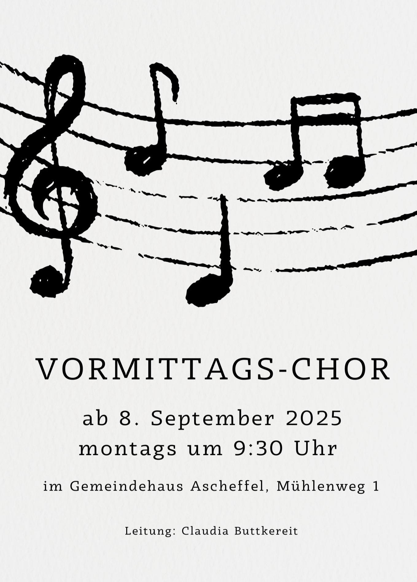 Vormittagschor mit Claudia Buttkereit