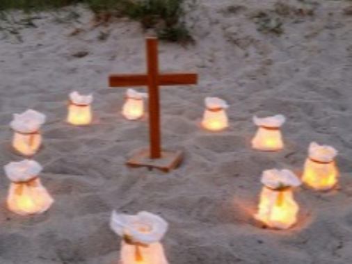Abendsegen am Strand von Börgerende