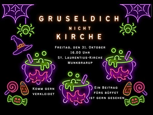 "Grusel-Dich-(nicht)-Kirche" mit Pastorin Sabrina Biehl