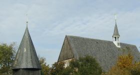 Abendgebet bei Kerzenschein in Katharinenheerd, mit Pastor Jörg Reglinski