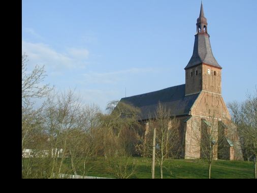 Gottesdienst in Tetenbüll, Pastor Jörg Reglinski, (gleichzeitig Gottesdienst zum Ewigkeitssonntag), mit Abendmahl