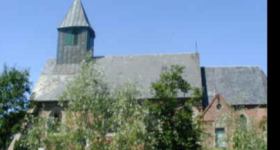 Gottesdienst in Osterhever, Pastor Ralf-Thomas Knippenberg, mit Kranzniederlegung (gleichzeitig Gottesdienst zum Volkstrauertag, Buß- und Bettag und Ewigkeitssonntag)