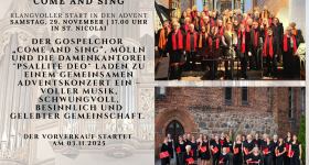 Adventskonzert des Gospelchores "Come and Sing"