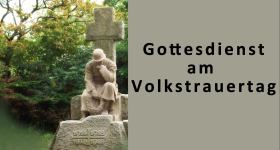 Deutsch-Dänischer Gottesdienst am Volkstrauertag mit den Pastor*innen Birgitte Thun und Norbert Siemen