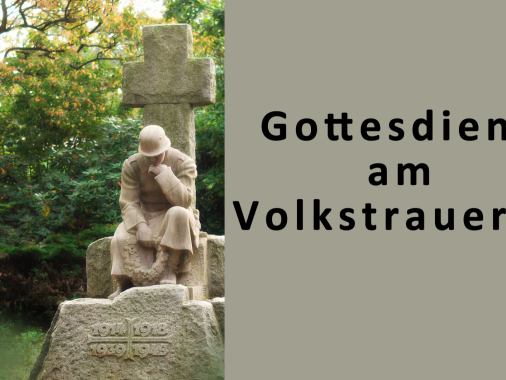 Deutsch-Dänischer Gottesdienst am Volkstrauertag mit den Pastor*innen Birgitte Thun und Norbert Siemen