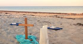 Abendsegen am Strand
