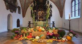 Gottesdienst zum Erntedankfest mit Feier des Abendmahls und dem Posaunenchor Eckernförde
