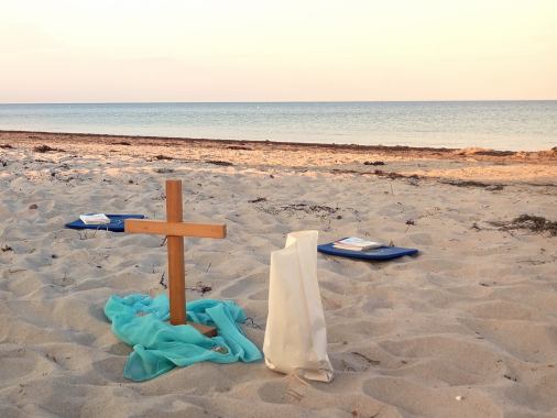 Abendsegen am Strand