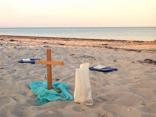Abendsegen am Strand