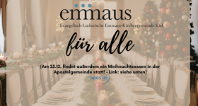 emmaus für alle - ein weihnachtliches Festessen