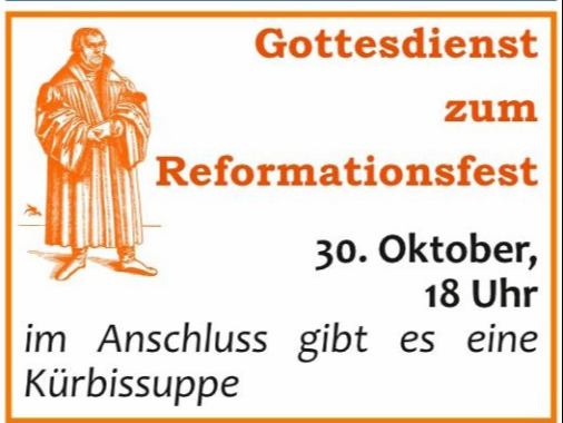 Gottesdienst zum Reformationsfest