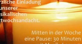 Musikalische Mittwochsandacht