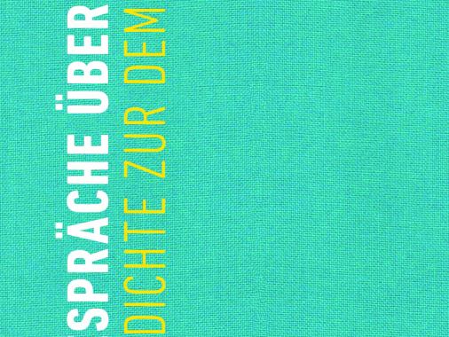 Gedichte zur Demokratie, Lesung und Gespräch mit Thomas Weiß, Herausgeber