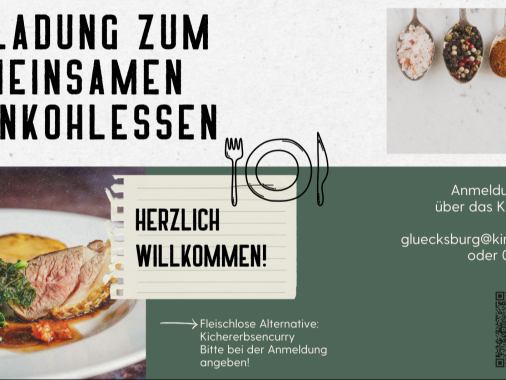 Herzliche Einladung zum gemeinsamen Grünkohlessen