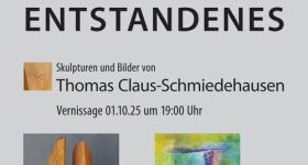 Vernissage: Herbstausstellung in St. Nicolai | Holzskulpturen und Bilder von Thomas Claus-Schmiedehausen