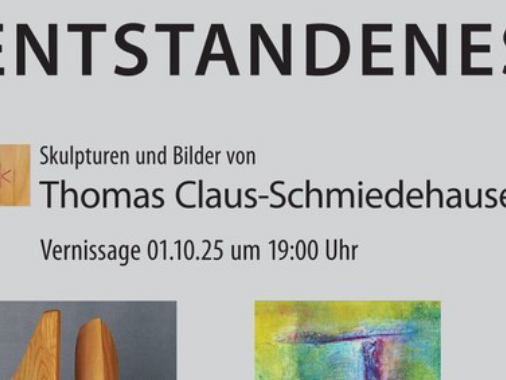 Herbstausstellung in St. Nicolai | Holzskulpturen und Bilder von Thomas Claus-Schmiedehausen