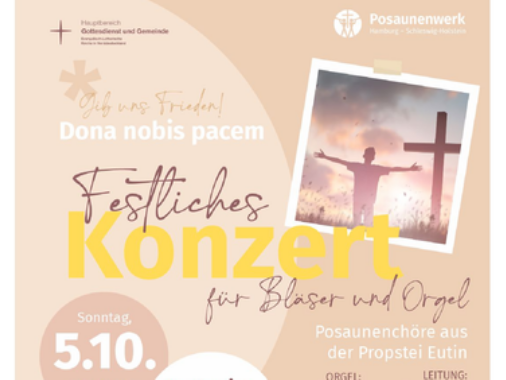 Bezirkskonzert der Posaunenchöre in der Propstei Eutin