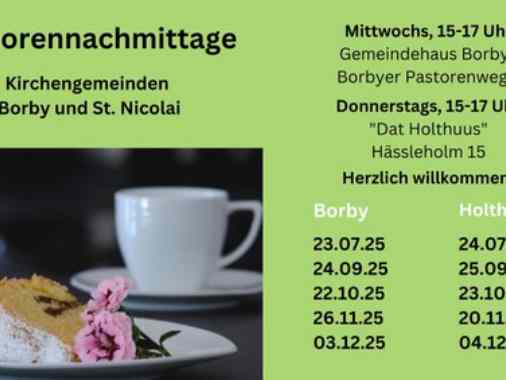 Seniorennachmittag im Gemeindehaus in Borby