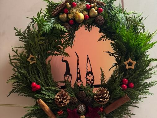 Adventskranz-Bastelaktion