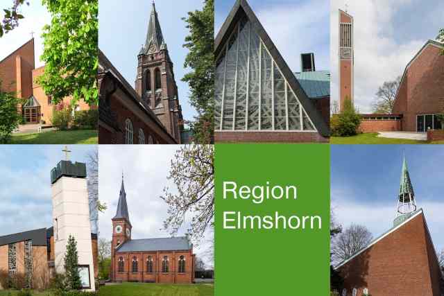 Foto der Kirche aus der Gemeinde in Elmshorn