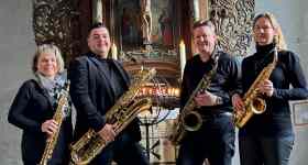 mit dem Saxophonquartett meerKLANG durch den Advent