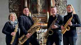 mit dem Saxophonquartett meerKLANG durch den Advent