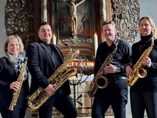 mit dem Saxophonquartett meerKLANG durch den Advent