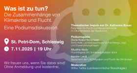 Themenabend: Die Zusammenhänge von Klimakrise und Flucht. Was ist zu tun?