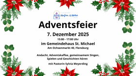 Adventsandacht mit Adventskaffee in St. Michael