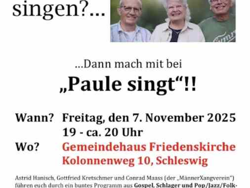 Paule singt