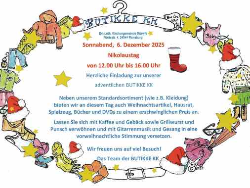 Adventliche  "BUTIKKE KK" MÜRWIK