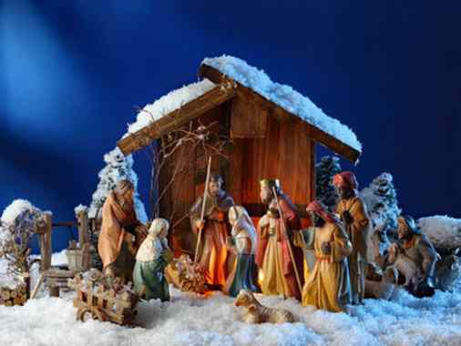 Gottesdienst in der Reithalle mit Krippenspiel