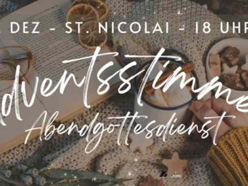 Wohnzimmerkirche "Adventsstimmen"