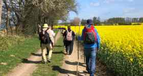 Pilgern für Konfirmanden und andere Jugendliche nach Ostern zwischen Rendsburg und Oeversee