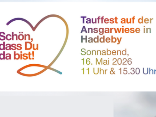 Tauffest auf der Ansgarwiese in Haddeby