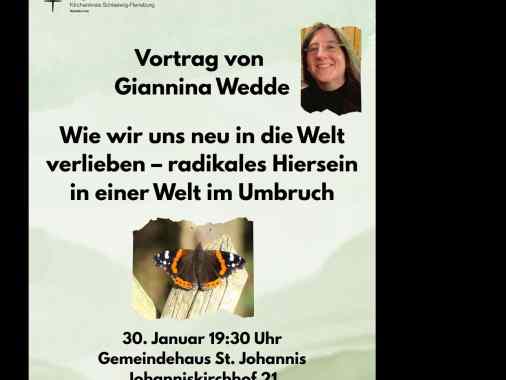 ABGESAGT !! Vortrag: Wie wir uns neu in die Welt verlieben - radikales Hiersein in einer Welt im Umbruch