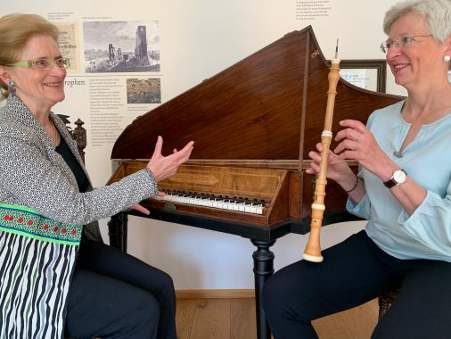 Konzert,  „Amousement des Dames“ Birgit Bahr – Oboe, Blockflöte Anke Dennert – Cembalo “Amousement des Dames”, in Garding