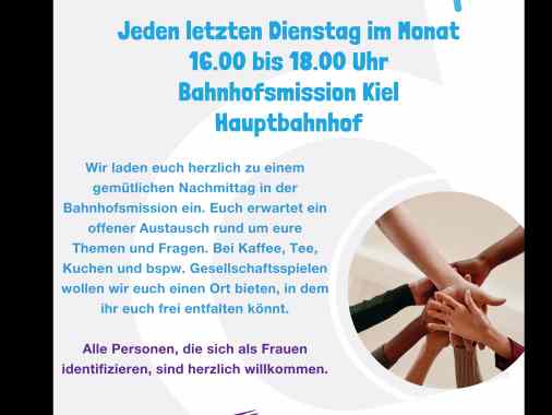 Frauentreff in der Bahnhofsmission Kiel